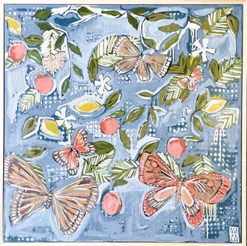 Butterfly Orchard - 48” x 48
