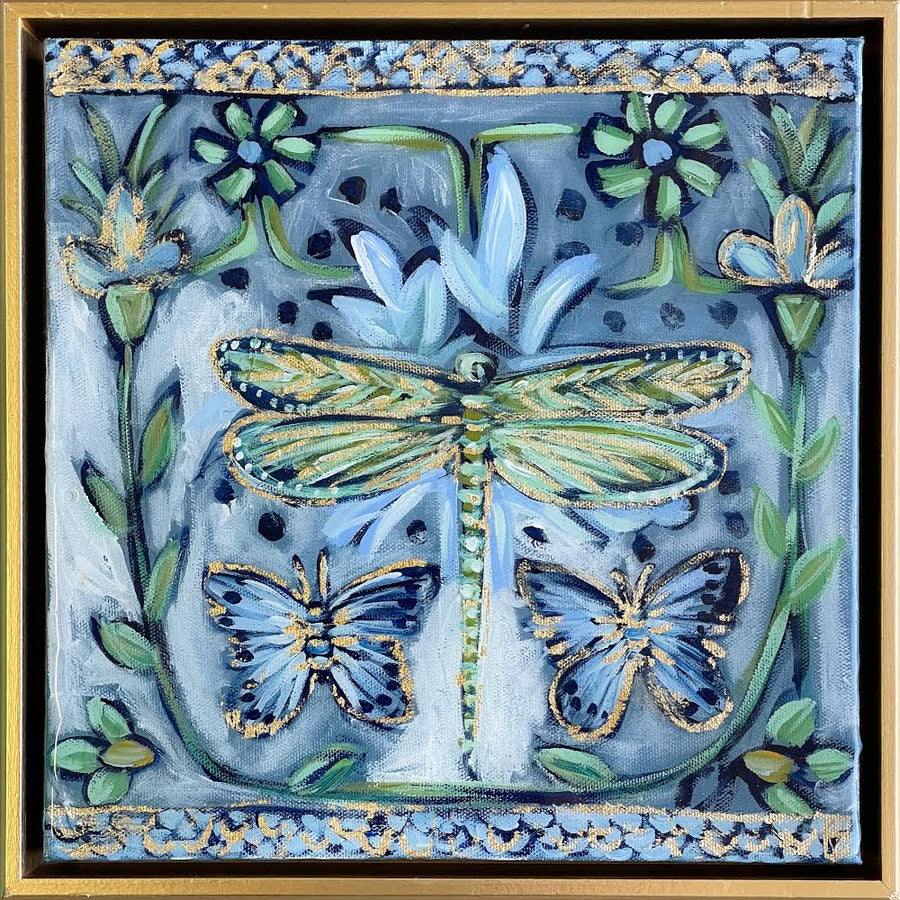 Dragonfly Party - 12” x 12